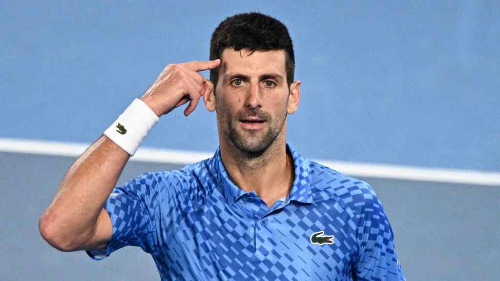 Djokovic en la final del Open de Australia, primer gran torneo del calendario ATP.