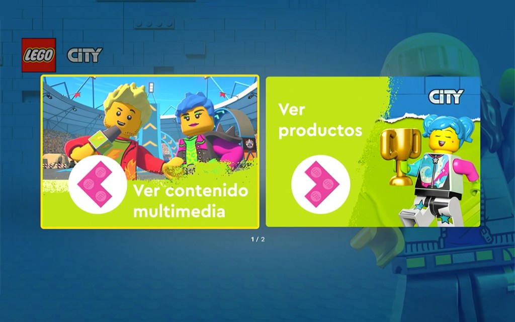 Pantalla Living App de LEGO